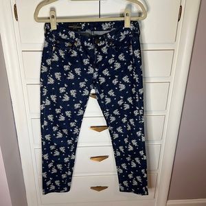 J. Crew Floral Jeans